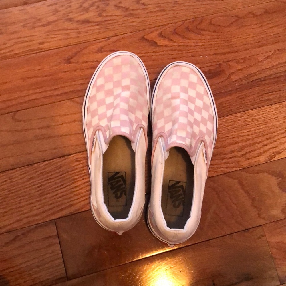 checkered Vans